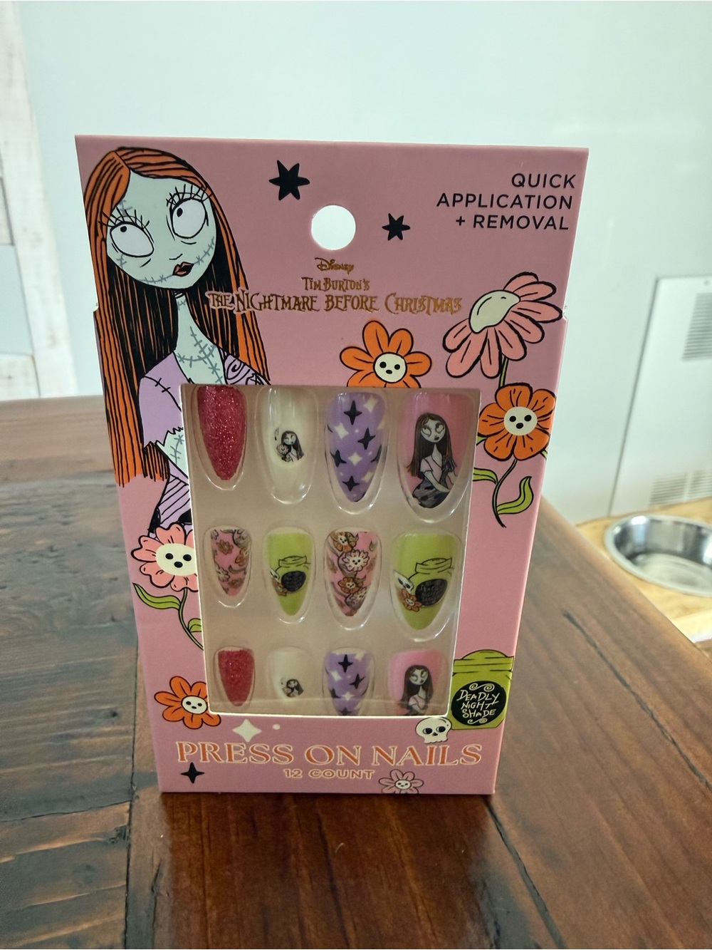 Disney The Nightmare Before Christmas Sally Press-On Nails 12 Count